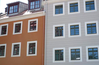Neuputz Historische Fassaden in Görlitz